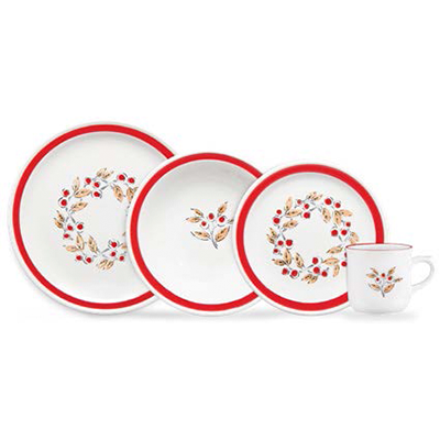 VAJILLA 16 PIEZAS LÍNEA DULCE SAMBA NOVO